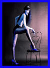RED SHOES ON CHAIR