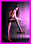 RED SHOES ON CHAIR